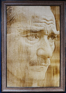 Ahşap Yakma Atatürk Tablo