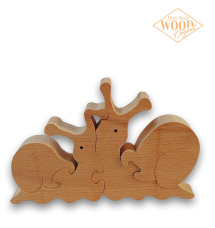 Ahşap Yapboz Salyangoz