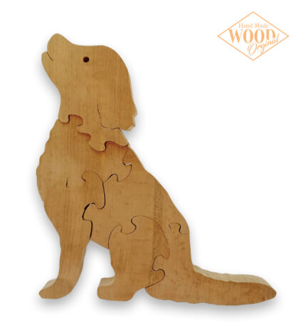 Ahşap Yapboz Köpek