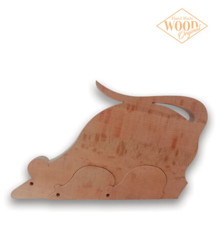 Ahşap Yapboz Fare ve Yavruları